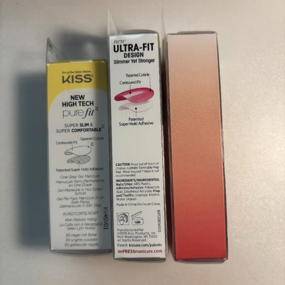 NEW Kiss ImPRESS Press On Nails, Bundle of 3 (Short Length) - Picture 6 of 6